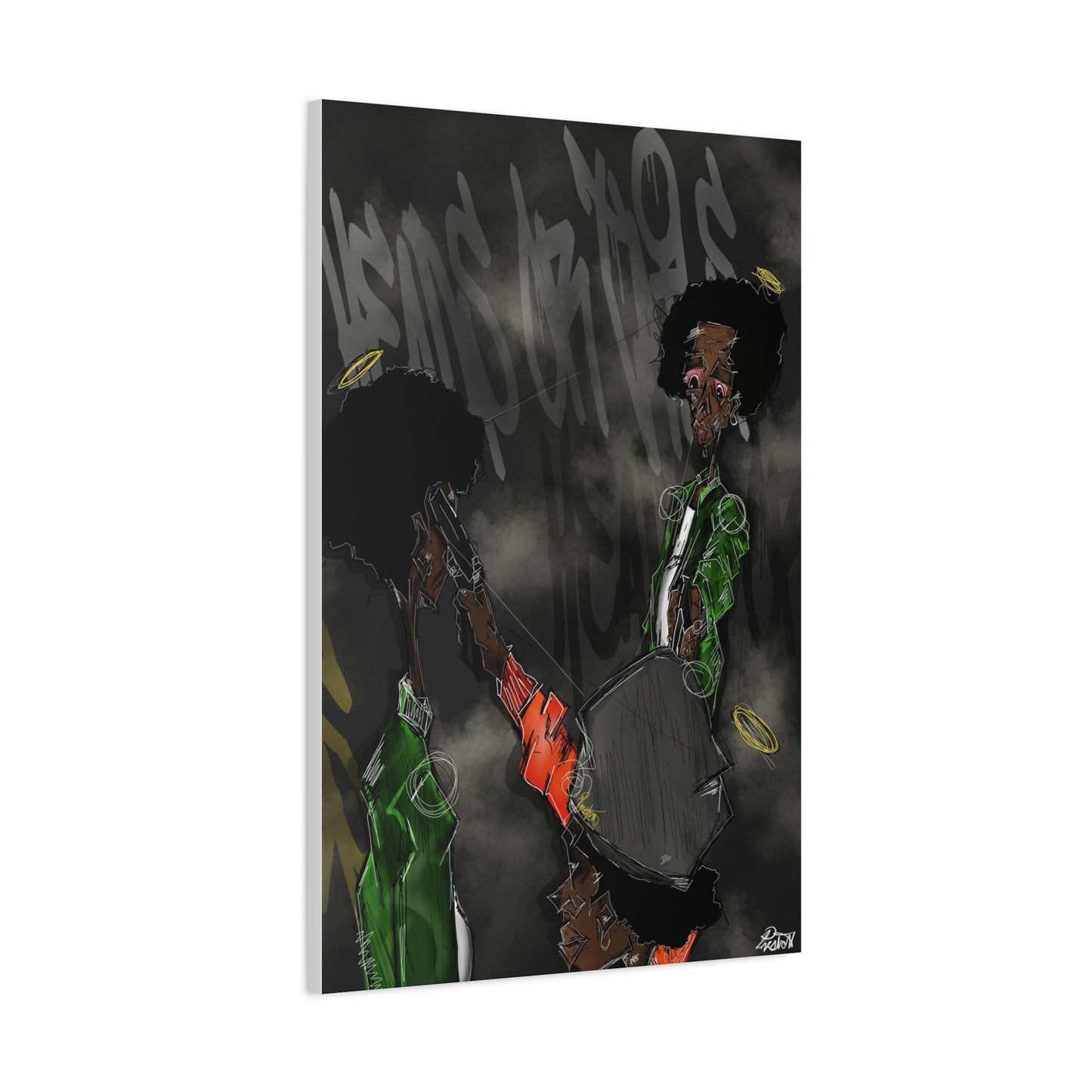 Chris & Milton "Heads Or Tails" "Limited Edition" Canvas