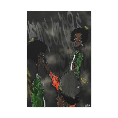 Chris & Milton "Heads Or Tails" "Limited Edition" Canvas